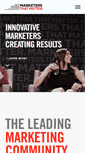 Mobile Screenshot of marketersthatmatter.com